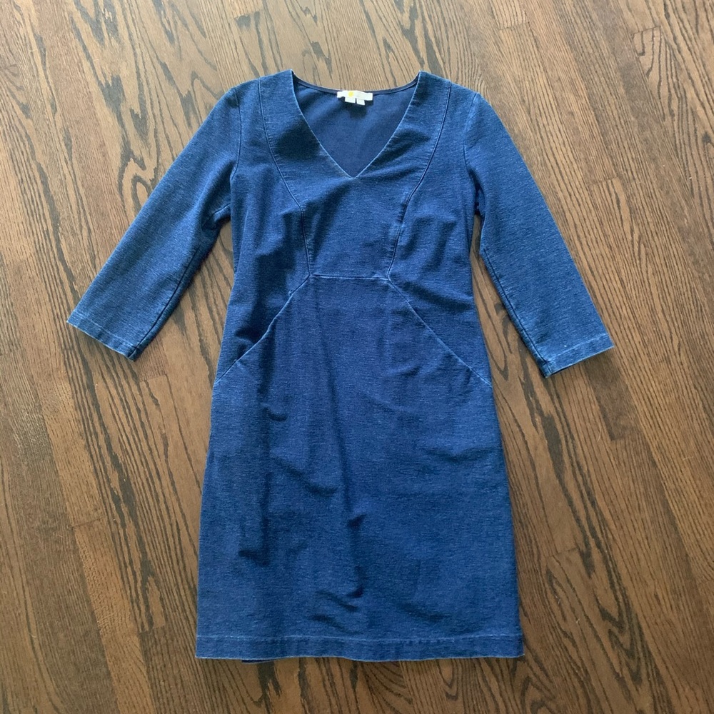CLOSET CLEAN OUT! Denim Boden dress with pockets